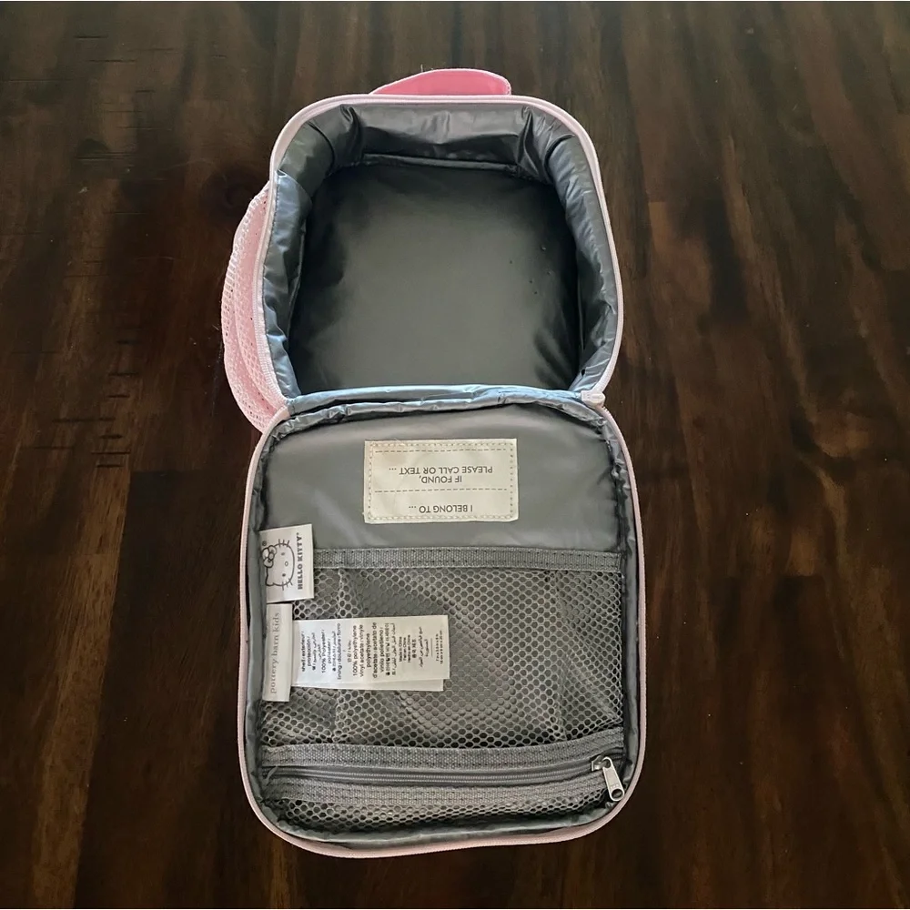 Pottery Barn Kids Pink and White Mackenzie Hello Kitty Lunch Bag